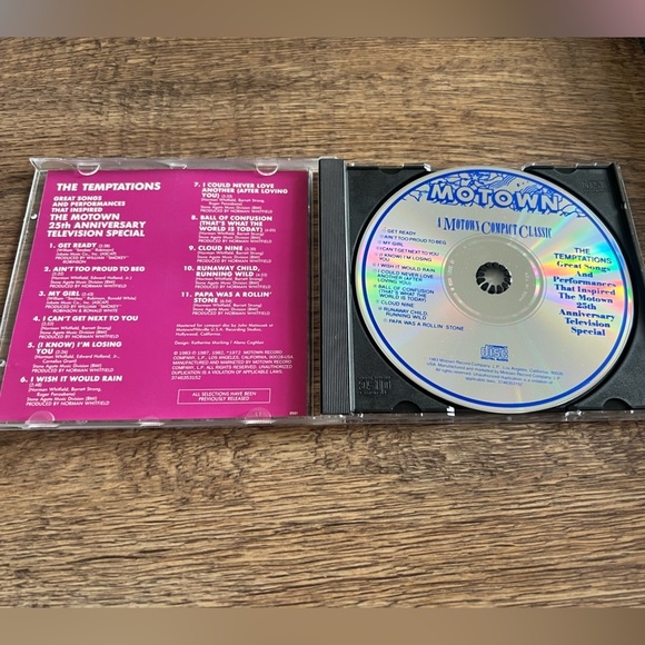 The Temptations | A Motown Compact Classic | Vintage Music CD - Picture 2 of 3